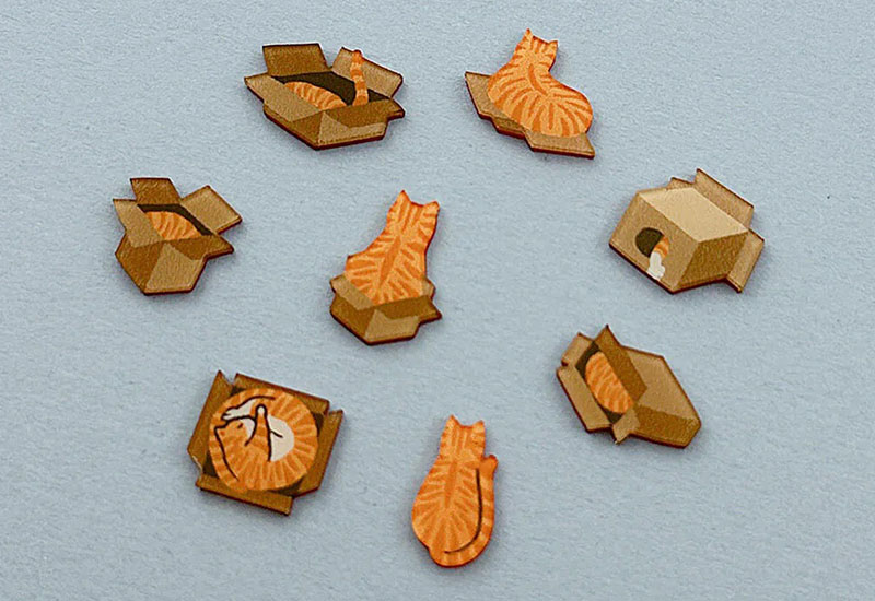 日日野餐 紙箱貓貓別針(多款可選)